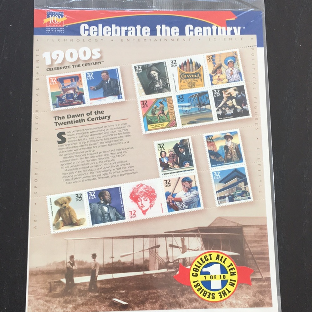 1900’s celebrate the centenary stamps 32 new